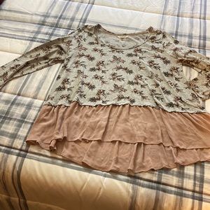 Plus Size Hi Low Top